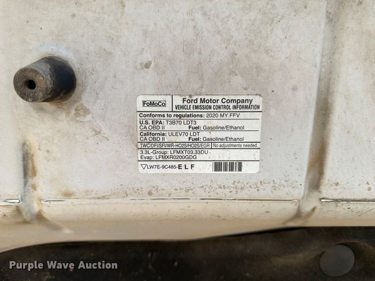 image for item FK4521 2020 Ford F150 Ext. Cab pickup truck