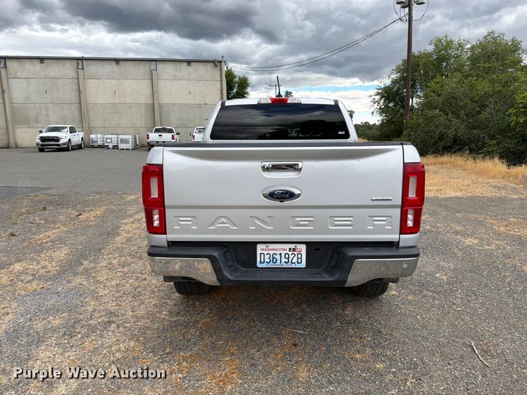 image for item FK4527 2019 Ford Ranger Crew Cab pickup truck