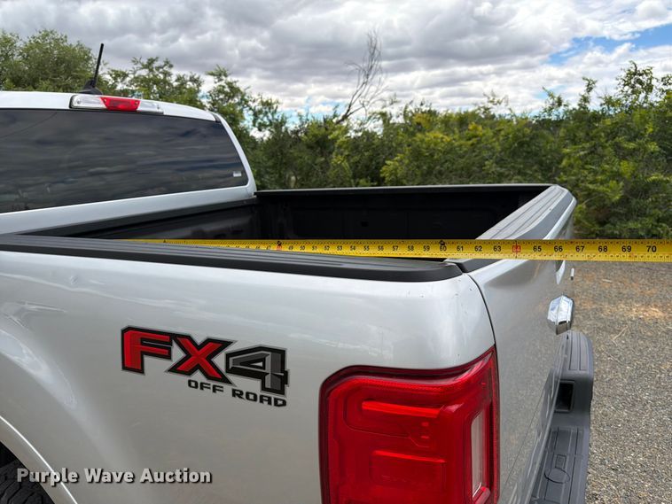 image for item FK4527 2019 Ford Ranger Crew Cab pickup truck