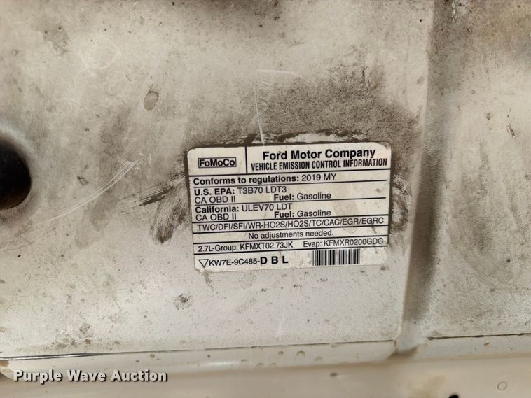 image for item FK4530 2019 Ford F150 Ext. Cab pickup truck