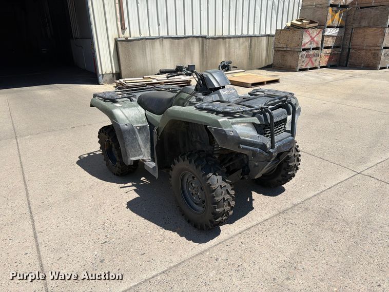 image for item FK4546 2021 Honda Rancher TRX420FM1 ATV