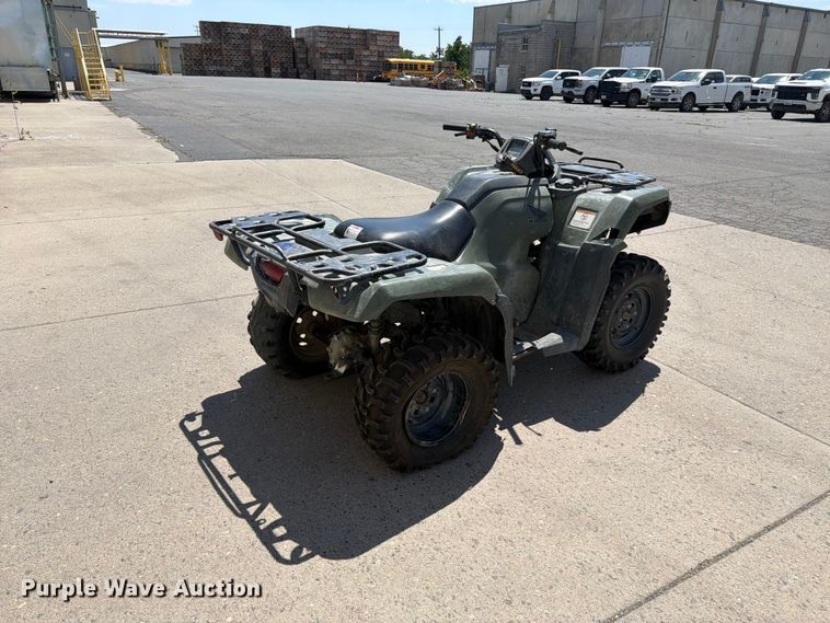 image for item FK4546 2021 Honda Rancher TRX420FM1 ATV