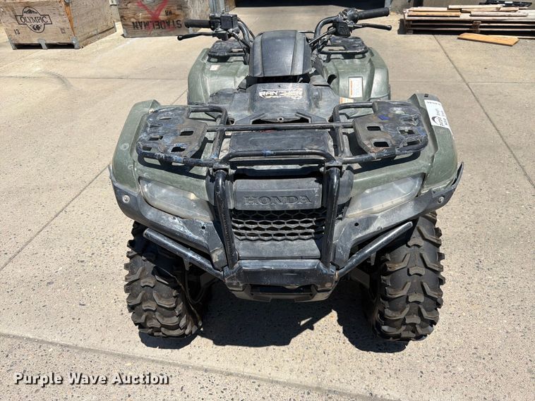 image for item FK4546 2021 Honda Rancher TRX420FM1 ATV
