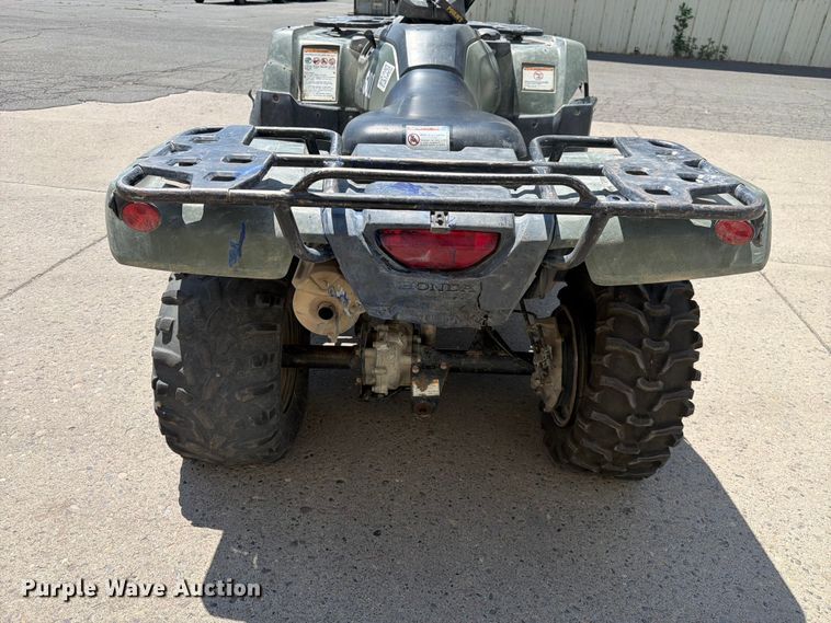 image for item FK4546 2021 Honda Rancher TRX420FM1 ATV