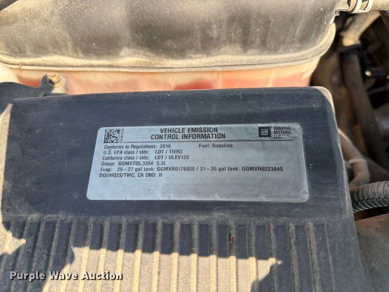 image for item FK4559 2016 Chevrolet Silverado 1500 pickup truck