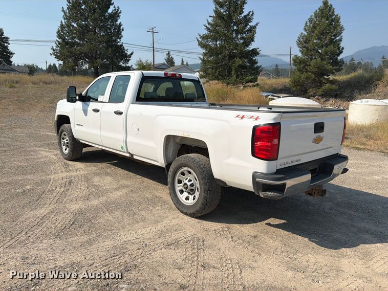 image for item FK4561 2016 Chevrolet Silverado 3500HD Ext. Cab pickup truck