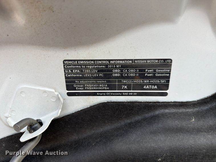 image for item FM7606 2015 Nissan Sentra S 