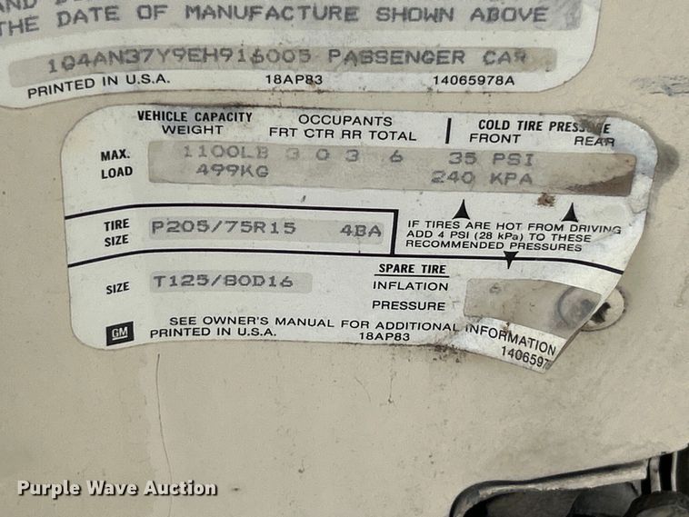 image for item FT6005 1984 Buick Lesabre 