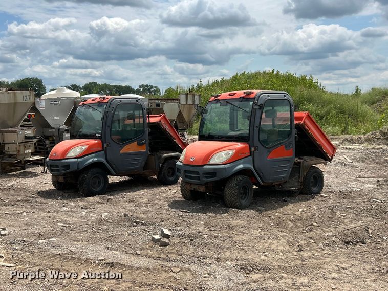 (2) 2001 Kubota RTV1100 utility vehicles