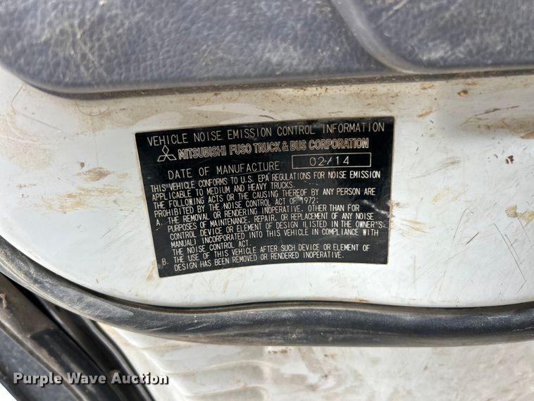 image for item FT6110 2015 Mitsubishi Fuso FE130 box truck
