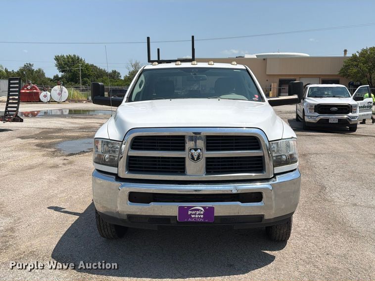 image for item FT6114 2012 Dodge Ram 3500 Crew Cab utility bed pickup truck