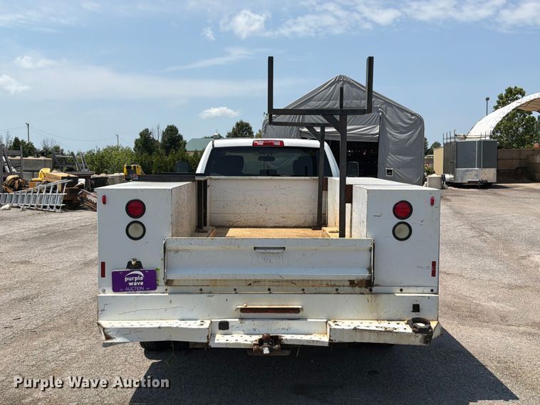 image for item FT6114 2012 Dodge Ram 3500 Crew Cab utility bed pickup truck