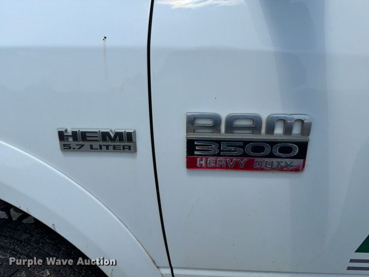 image for item FT6114 2012 Dodge Ram 3500 Crew Cab utility bed pickup truck