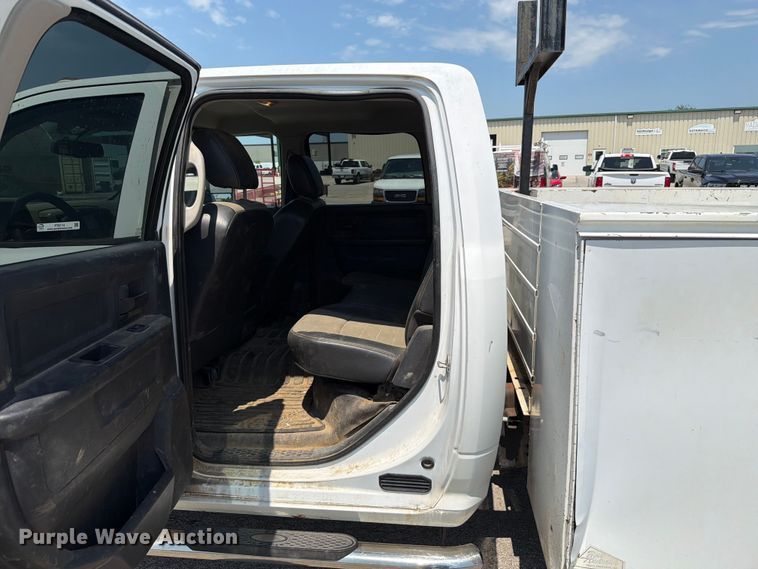 image for item FT6114 2012 Dodge Ram 3500 Crew Cab utility bed pickup truck