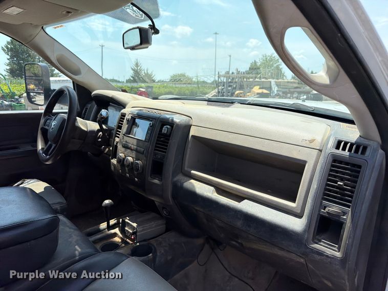 image for item FT6114 2012 Dodge Ram 3500 Crew Cab utility bed pickup truck