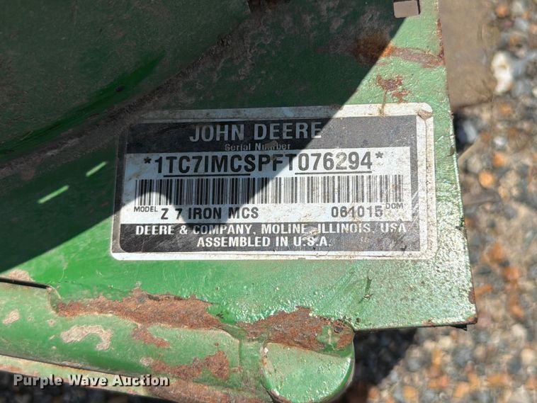 image for item FT6115 John Deere Z950R ZTR lawn mower