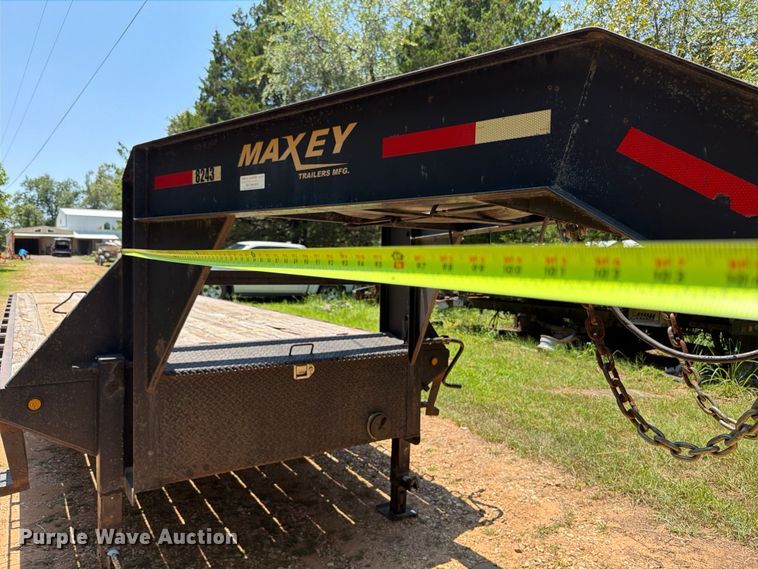 image for item FU1002 2013 Maxey equipment trailer