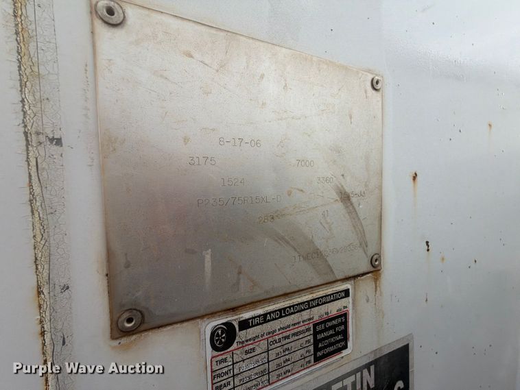 image for item FU1028 2006 W-W enclosed cargo trailer
