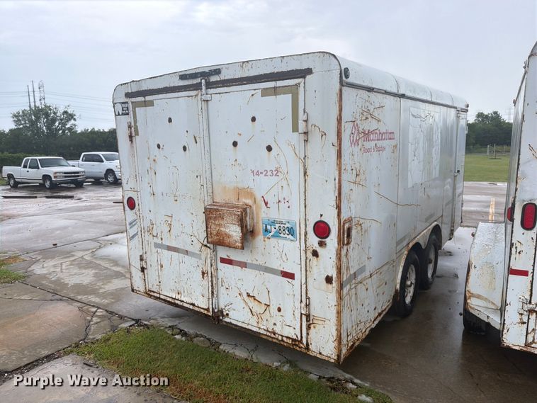 image for item FU1029 2003 W-W enclosed cargo trailer