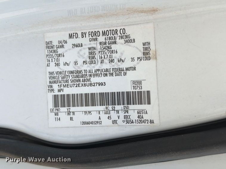 image for item MZ9732 2006 Ford Explorer SUV