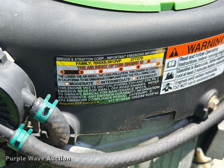 image for item MZ9755 2007 John Deere Z225A EZtrak ZTR lawn mower