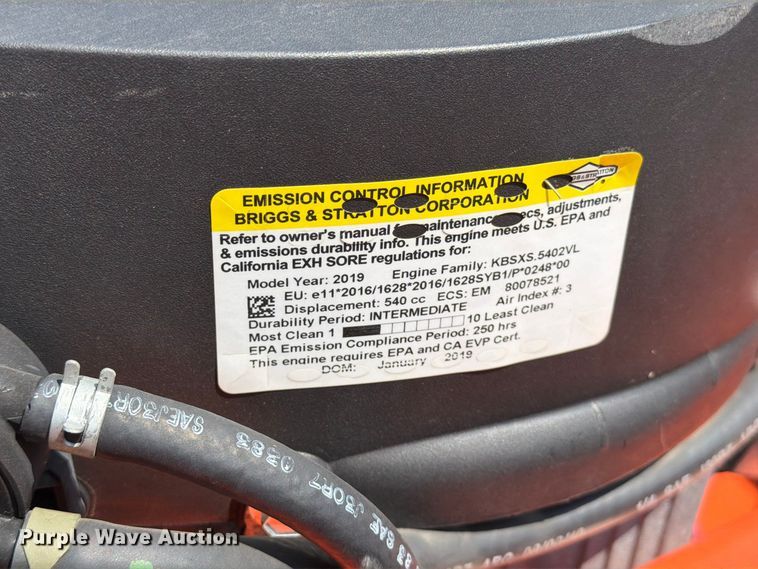 image for item MZ9756 2003 Husqvarna CZ4817 ZTR lawn mower