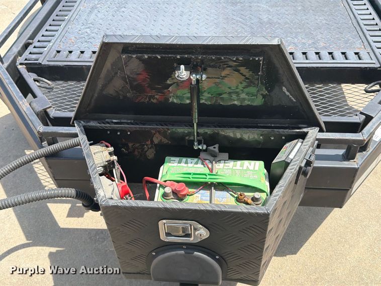 image for item MZ9773 2023 Shannon Brothers lay flat utility trailer