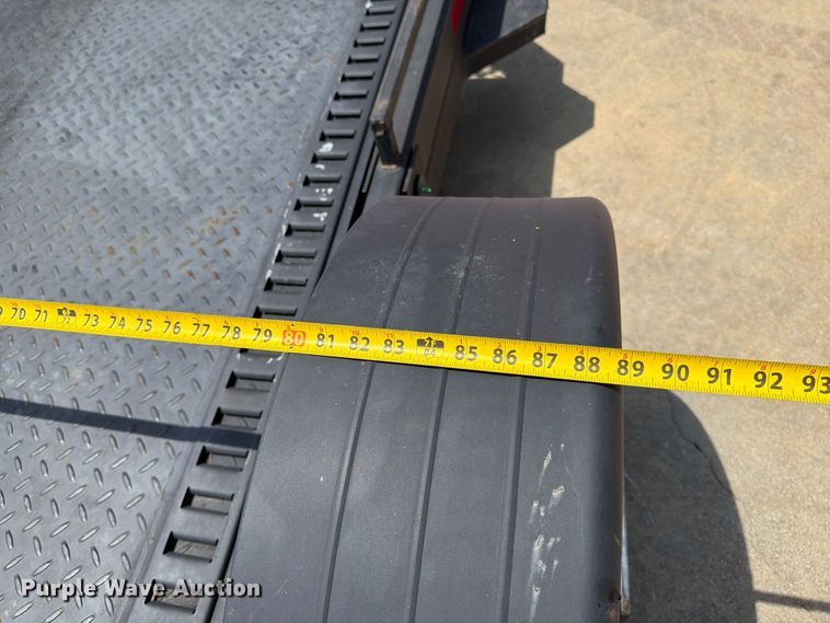 image for item MZ9773 2023 Shannon Brothers lay flat utility trailer
