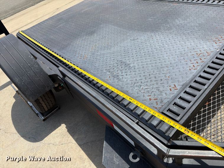 image for item MZ9773 2023 Shannon Brothers lay flat utility trailer
