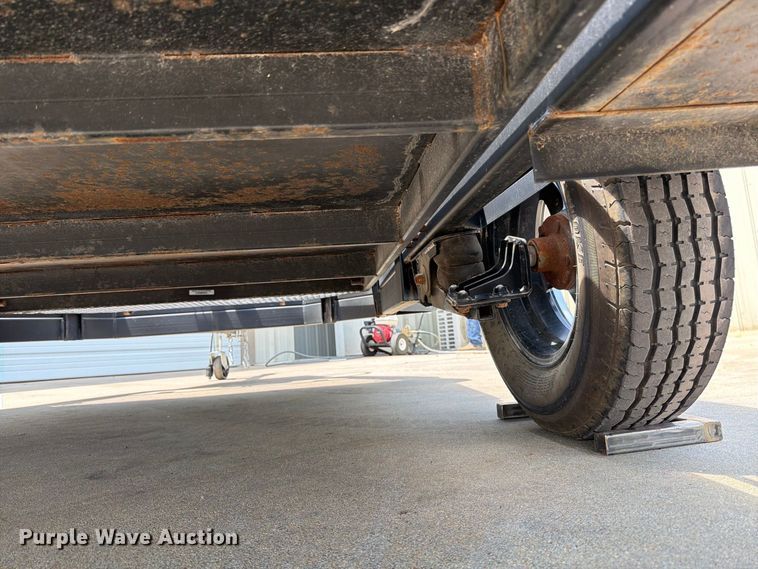 image for item MZ9773 2023 Shannon Brothers lay flat utility trailer