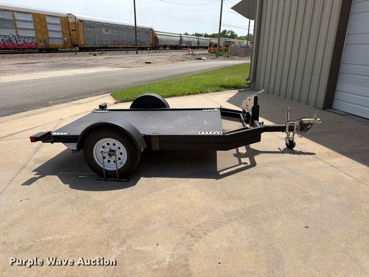 image for item MZ9774 2023 Shannon Brothers lay flat utility trailer