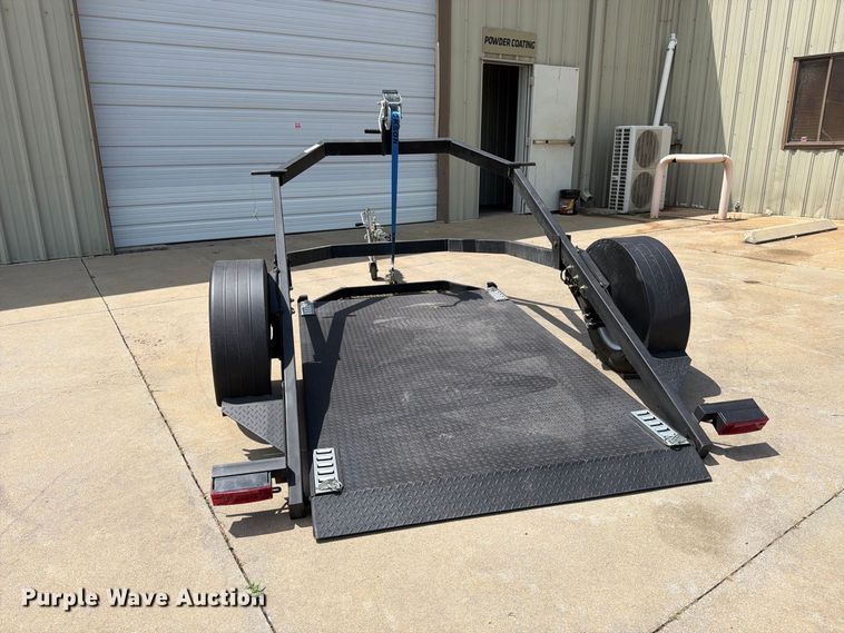 image for item MZ9774 2023 Shannon Brothers lay flat utility trailer