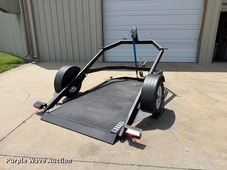 image for item MZ9774 2023 Shannon Brothers lay flat utility trailer
