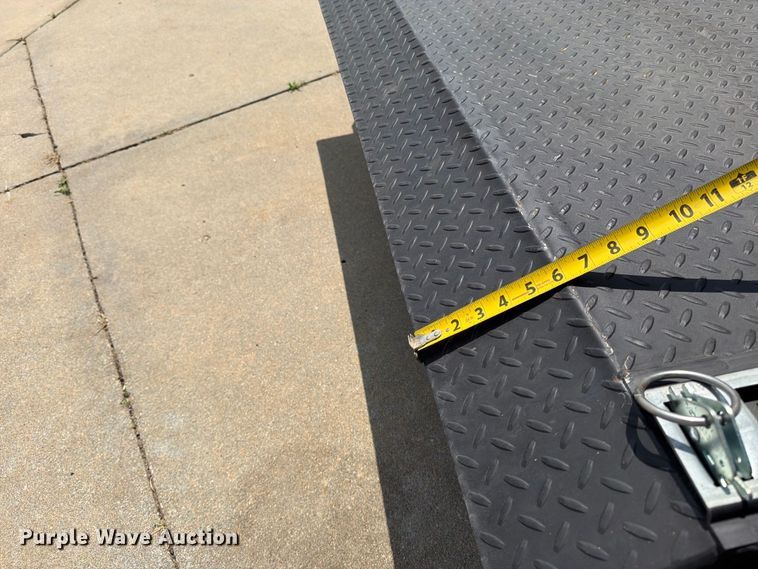 image for item MZ9774 2023 Shannon Brothers lay flat utility trailer