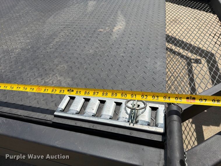 image for item MZ9774 2023 Shannon Brothers lay flat utility trailer