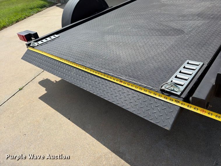 image for item MZ9774 2023 Shannon Brothers lay flat utility trailer