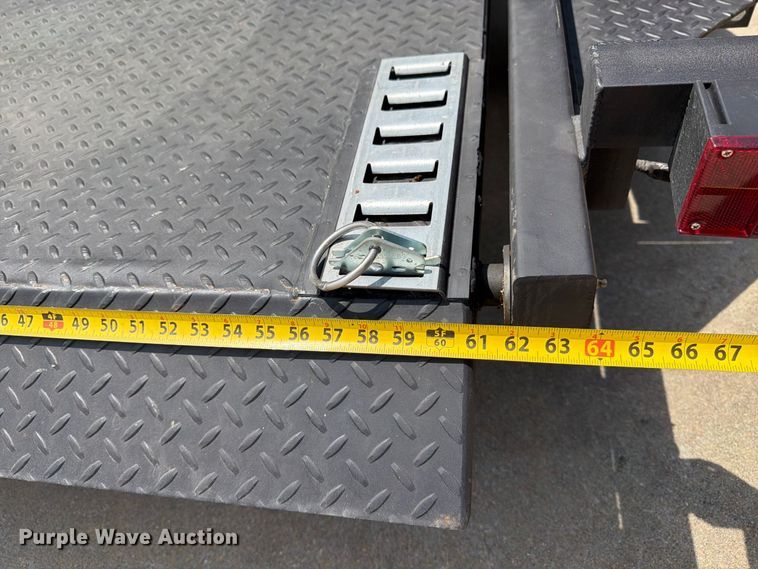 image for item MZ9774 2023 Shannon Brothers lay flat utility trailer
