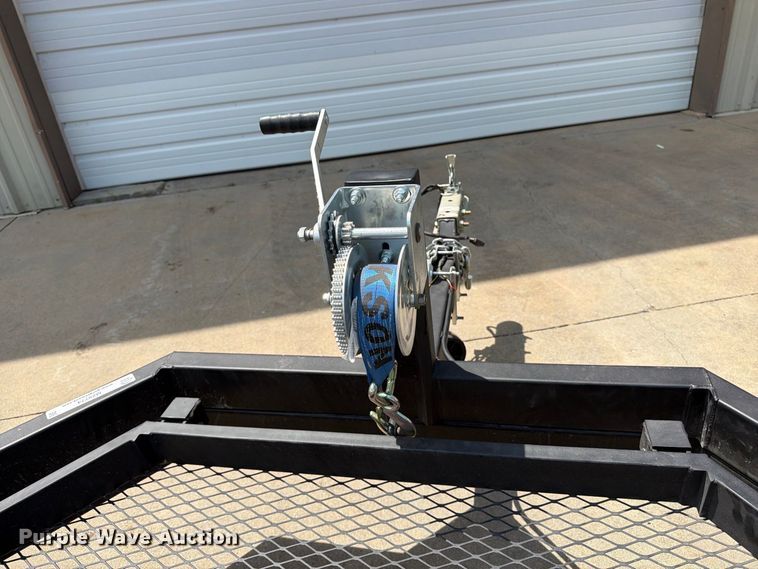 image for item MZ9774 2023 Shannon Brothers lay flat utility trailer