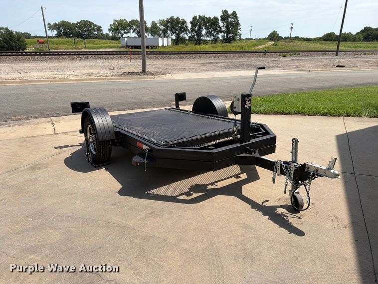 image for item MZ9775 2022 Shannon Brothers lay flat utility trailer