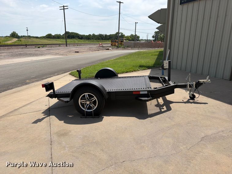 image for item MZ9775 2022 Shannon Brothers lay flat utility trailer