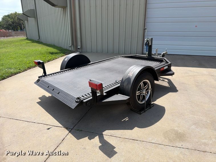 image for item MZ9775 2022 Shannon Brothers lay flat utility trailer