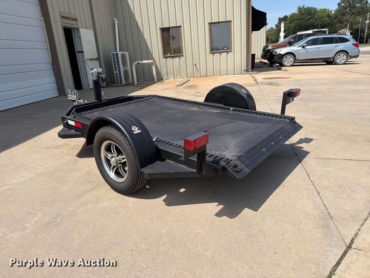 image for item MZ9775 2022 Shannon Brothers lay flat utility trailer