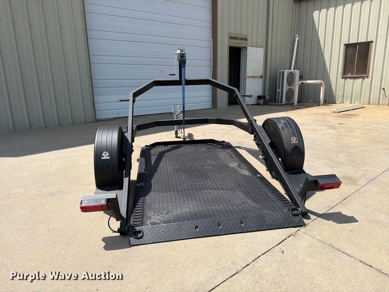 image for item MZ9775 2022 Shannon Brothers lay flat utility trailer