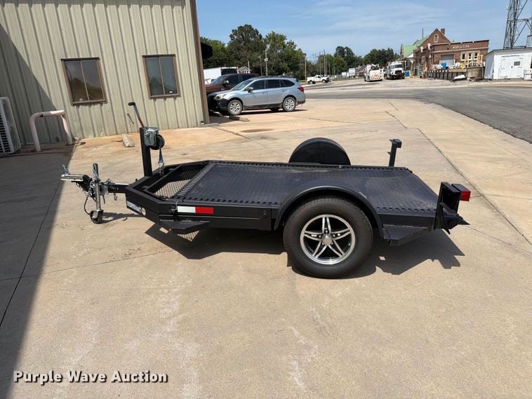 image for item MZ9775 2022 Shannon Brothers lay flat utility trailer