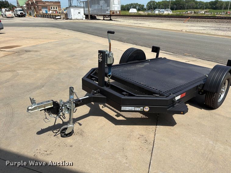 image for item MZ9775 2022 Shannon Brothers lay flat utility trailer