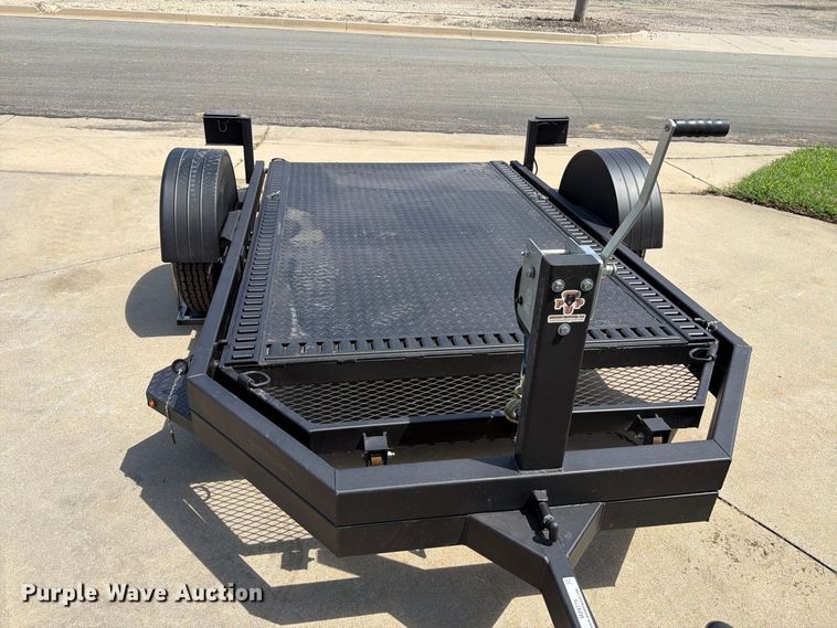 image for item MZ9775 2022 Shannon Brothers lay flat utility trailer