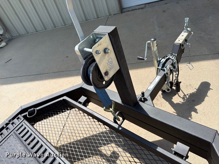 image for item MZ9775 2022 Shannon Brothers lay flat utility trailer
