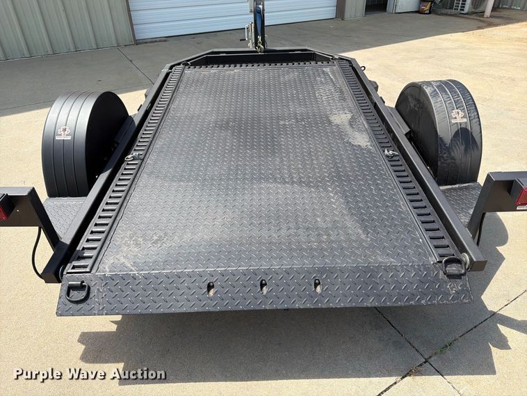 image for item MZ9775 2022 Shannon Brothers lay flat utility trailer