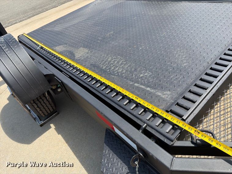 image for item MZ9775 2022 Shannon Brothers lay flat utility trailer
