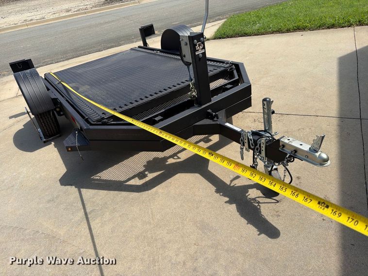image for item MZ9775 2022 Shannon Brothers lay flat utility trailer